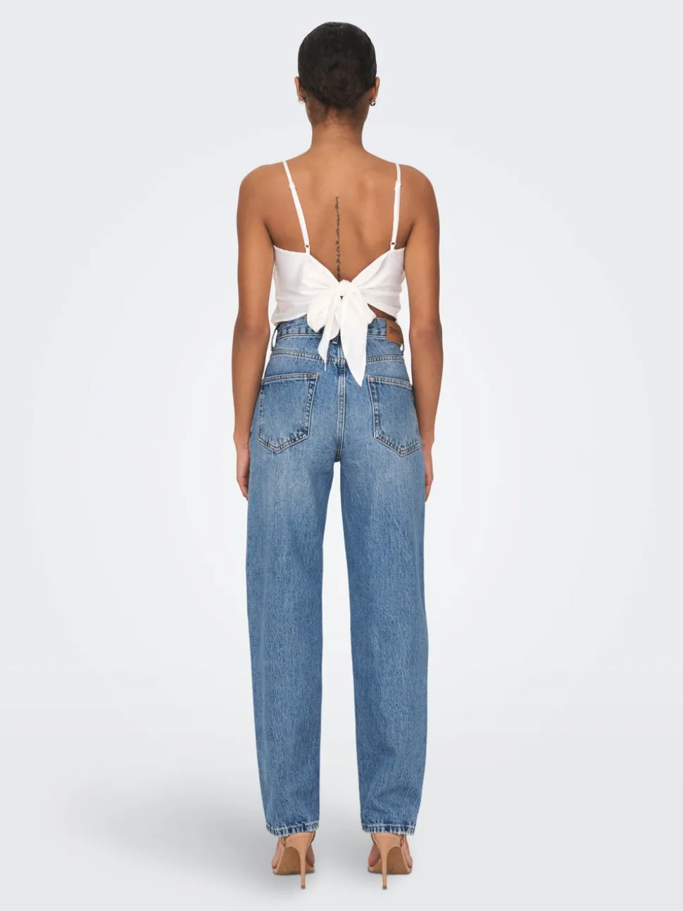 ONLROBYN Høy midje Straight Fit Jeans