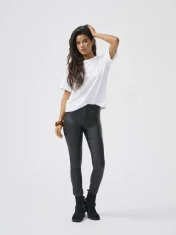 ONLROYAL Skinny Fit Bukse i kunstskinn