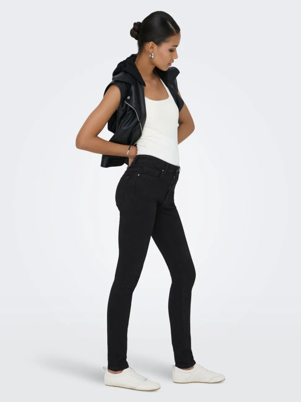 ONLROYAL-POWER Høy midje Skinny Fit Jeans