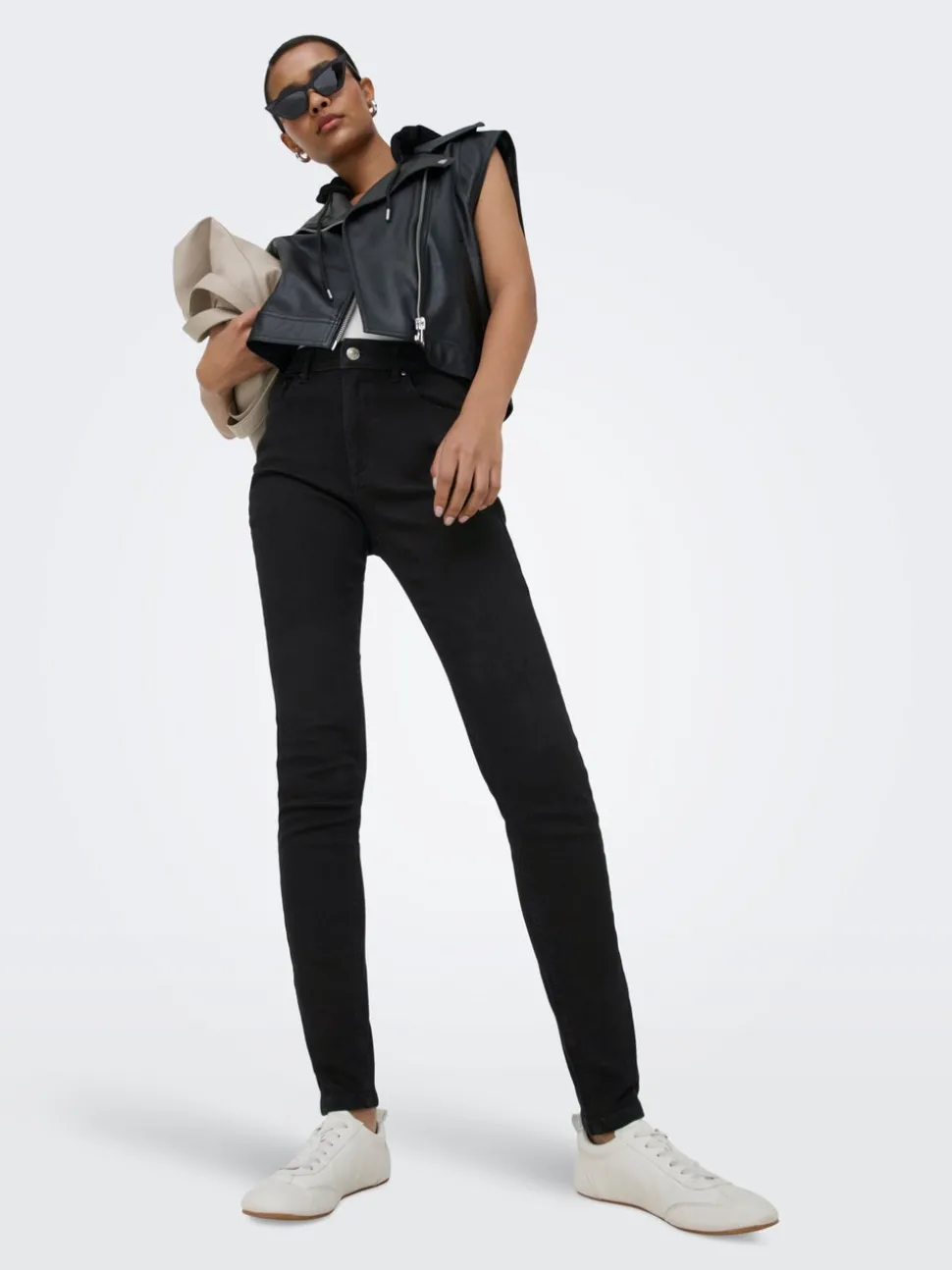 ONLROYAL-POWER Høy midje Skinny Fit Jeans
