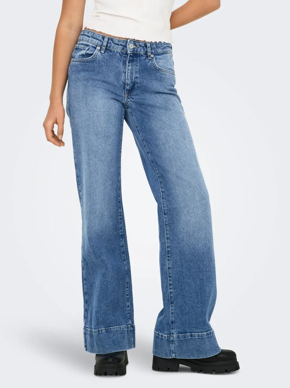 ONLRUELLE Middels høy midje Flared Fit Jeans