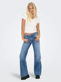 ONLRUELLE Middels høy midje Flared Fit Jeans