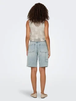 ONLRUTH Middels høy midje Loose fit Denimshorts