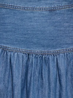 ONLSEVIGNY Denimskjørt Langt skjørt