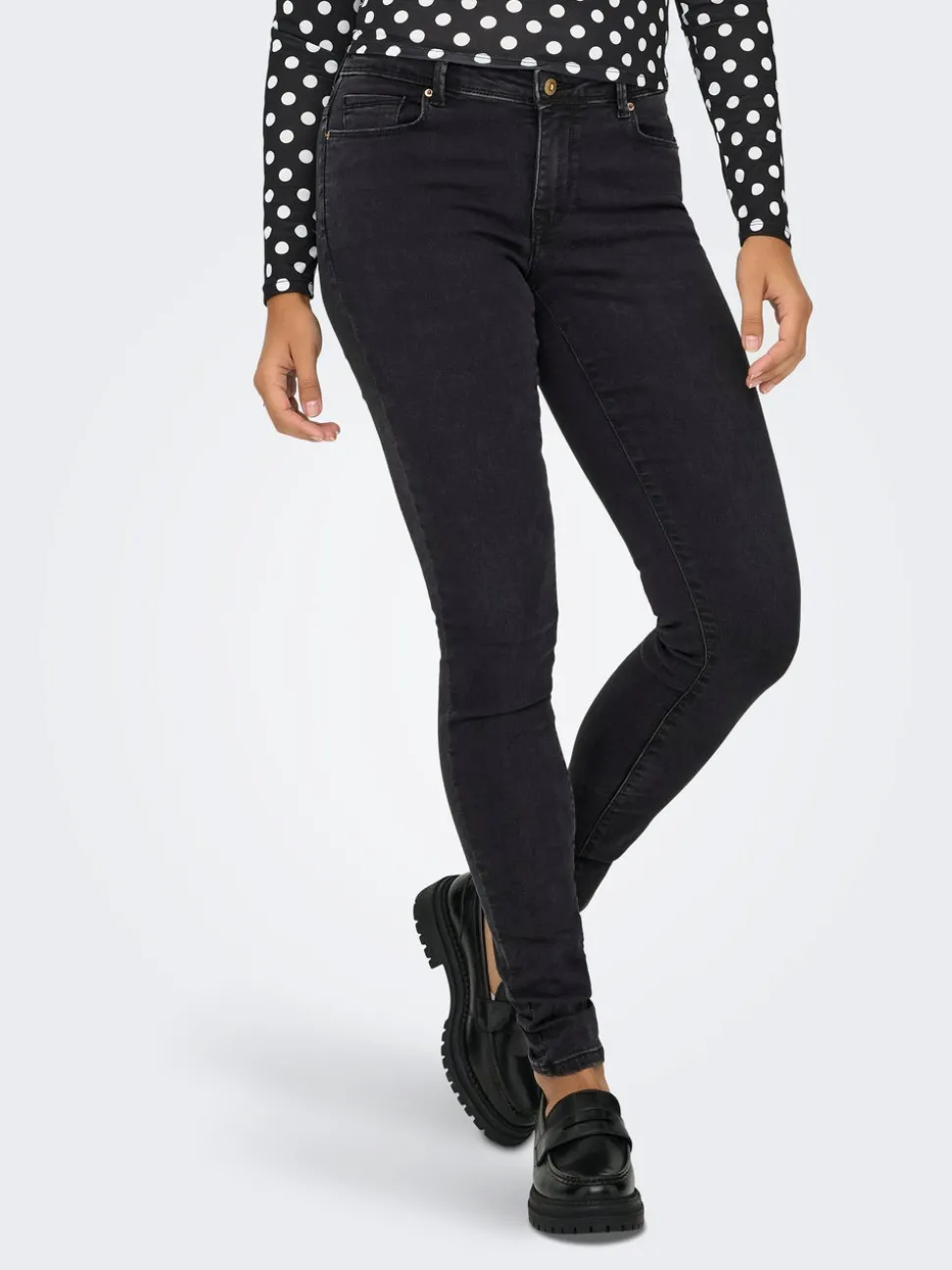 ONLSHAPE Middels høy midje Skinny Fit Jeans