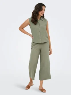 ONLSIESTA Cropped Fit Lin Culotte bukser