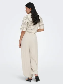ONLSIESTA Wide Leg Fit Lin Bukser med vide ben