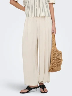 ONLSIESTA Wide Leg Fit Lin Bukser med vide ben
