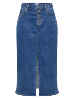 ONLSILJA Denimskjørt Midiskjørt