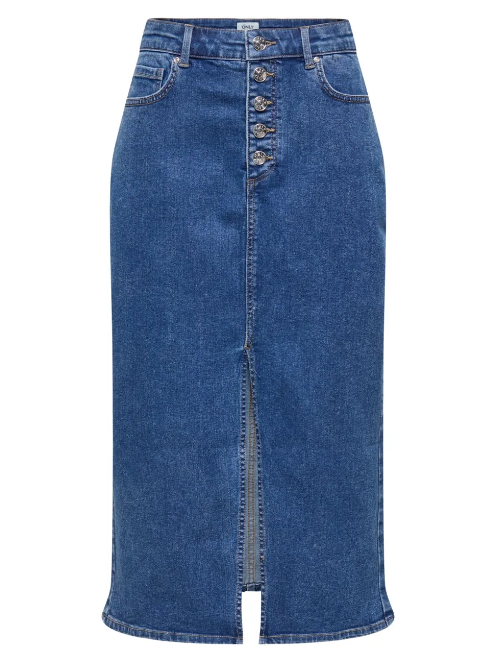 ONLSILJA Denimskjørt Midiskjørt