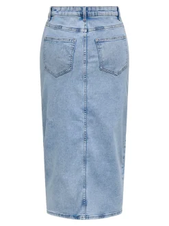 ONLSILJA Denimskjørt Midiskjørt