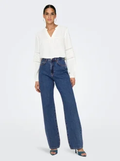 ONLSILJE Høy midje Straight Fit Jeans