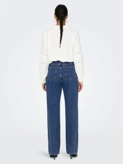 ONLSILJE Høy midje Straight Fit Jeans