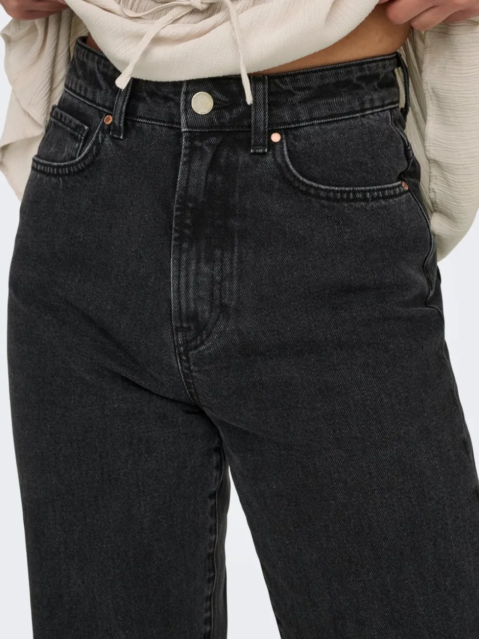 ONLSILJE Høy midje Straight Fit Jeans