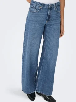 ONLSILKY Høy midje Wide Leg Fit Jeans
