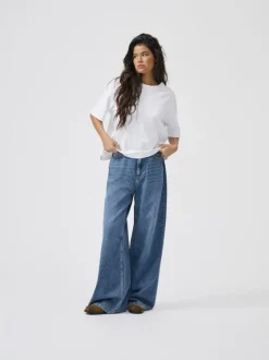 ONLSILKY Høy midje Wide Leg Fit Jeans