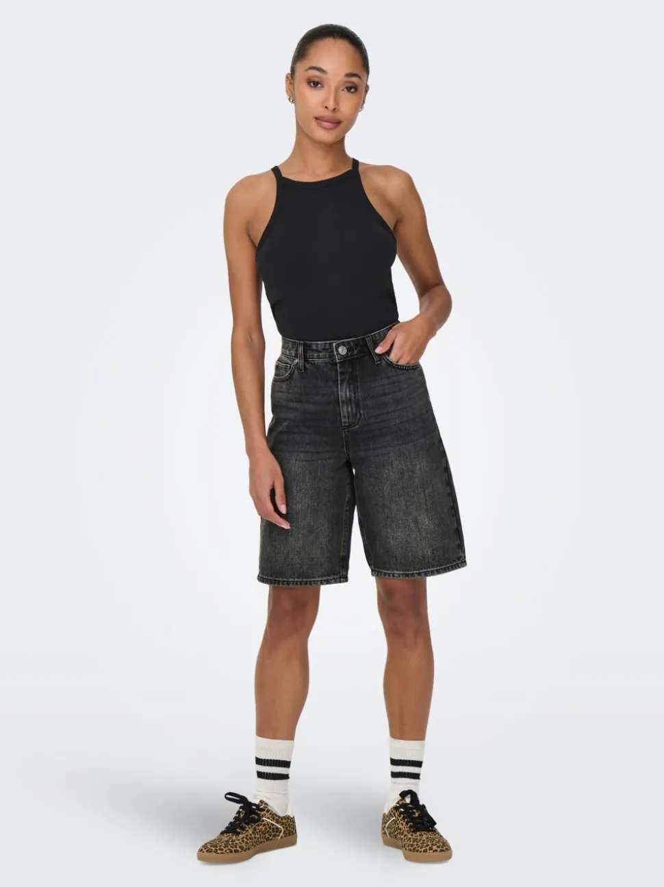 ONLSONNY Høy midje Regular Fit Denimshorts