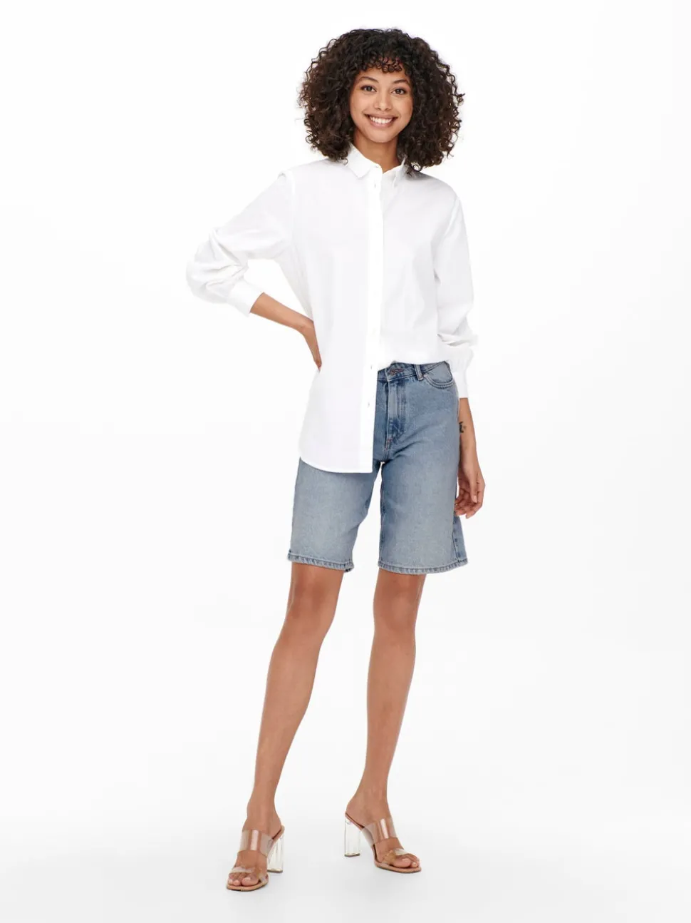 ONLSONNY Høy midje Regular Fit Denimshorts