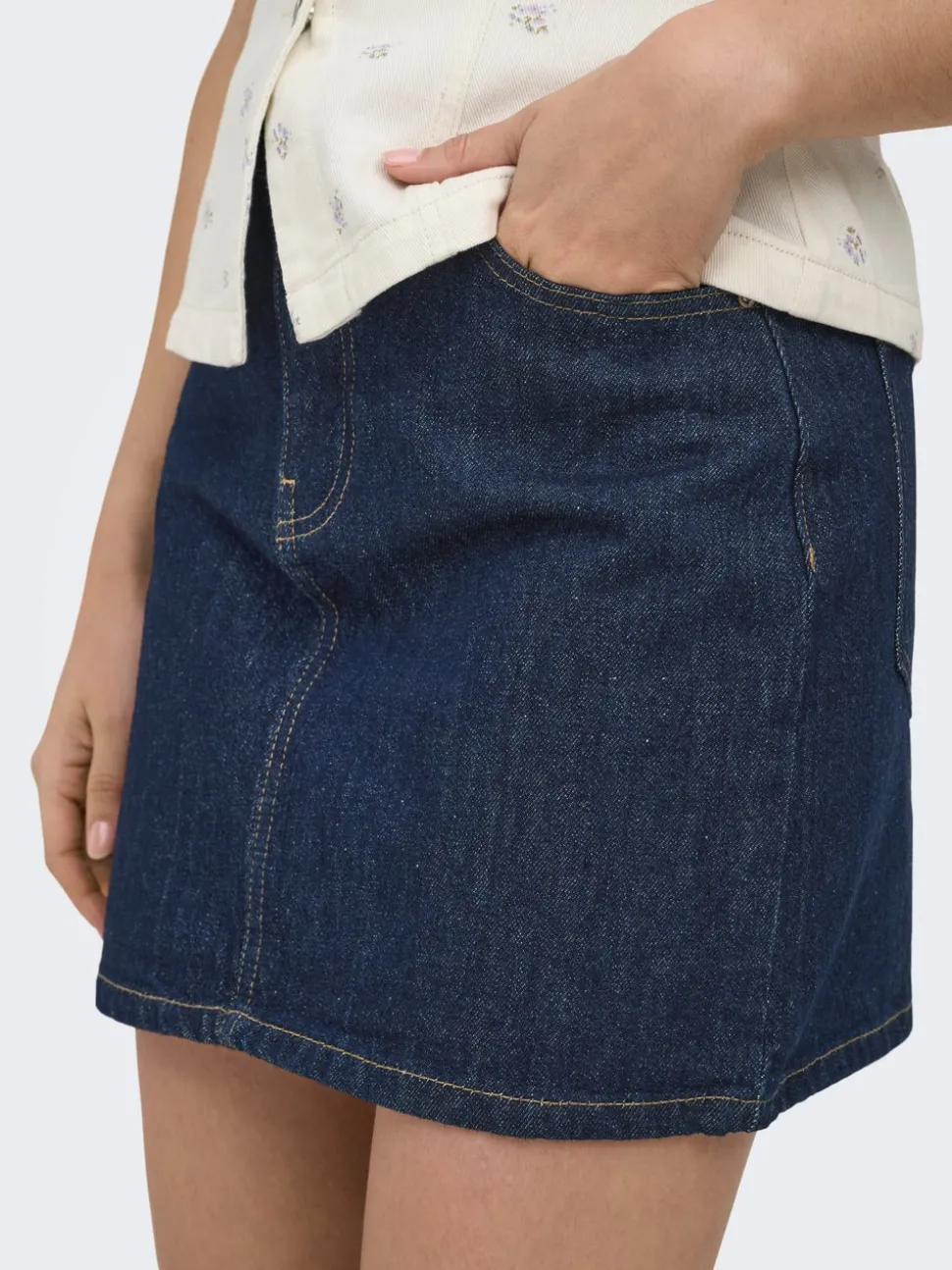 ONLSTELLA Denim Denimskjørt Kort skjørt