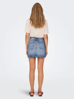 ONLSTELLA Denim Denimskjørt Kort skjørt