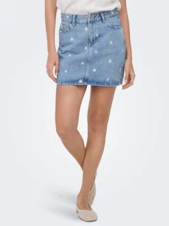 ONLSTELLA Denim Denimskjørt Kort skjørt
