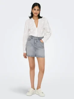 ONLSTELLA Denim Denimskjørt Kort skjørt
