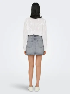 ONLSTELLA Denim Denimskjørt Kort skjørt