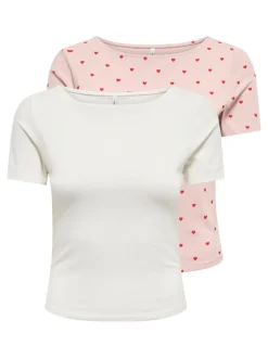 ONLSUSAN 2-pack T-skjorte