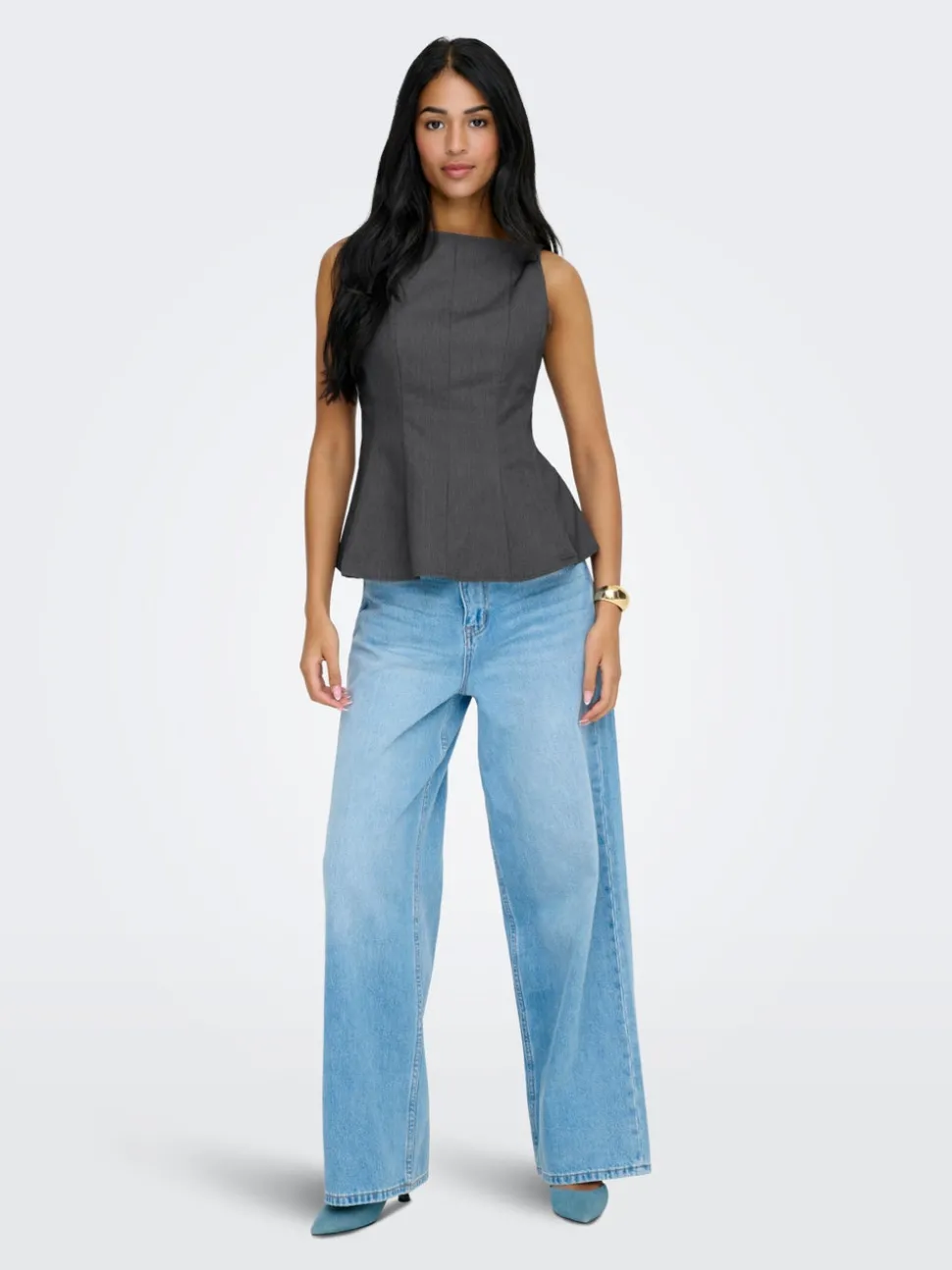 ONLUNITA Peplum-topp