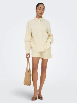 ONLVEGA Høy midje Mom Fit Shorts