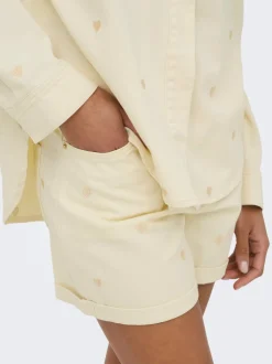 ONLVEGA Høy midje Mom Fit Shorts