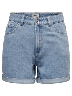 ONLVEGA Høy midje Regular Fit Denimshorts