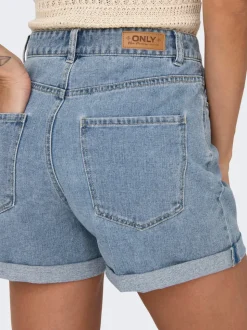 ONLVEGA Høy midje Regular Fit Denimshorts