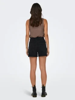 ONLVEGA Høy midje Regular Fit Denimshorts