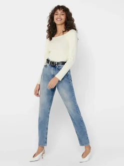 ONLVENEDA Høy midje Mom Fit Jeans