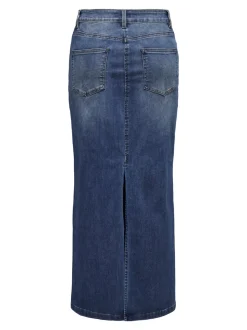 ONLWALO Denim Denimskjørt Langt skjørt