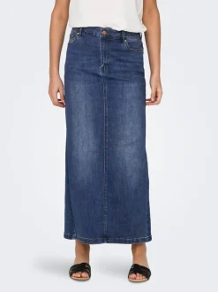 ONLWALO Denim Denimskjørt Langt skjørt