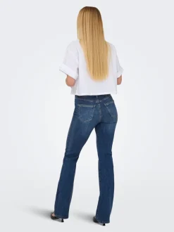 ONLWAUW Høy midje Flared Fit Jeans