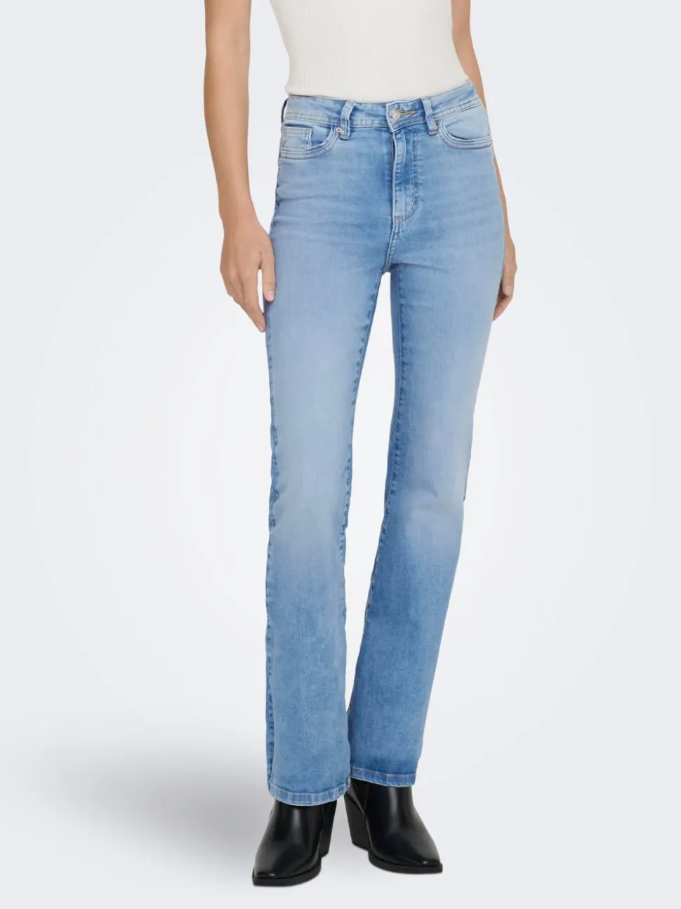 ONLWAUW Høy midje Flared Fit Jeans