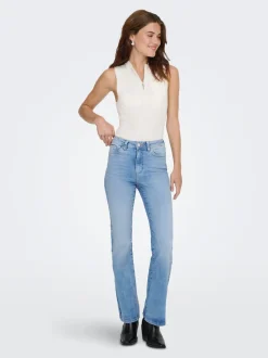 ONLWAUW Høy midje Flared Fit Jeans