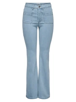 ONLWAUW Høy midje Flared Fit Jeans