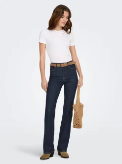 ONLWAUW Høy midje Flared Fit Jeans
