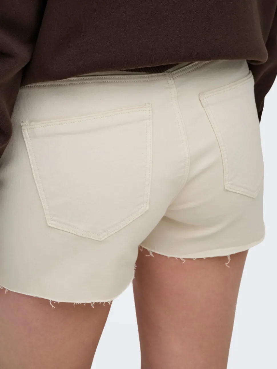ONLWAUW Middels høy midje Regular Fit Denimshorts