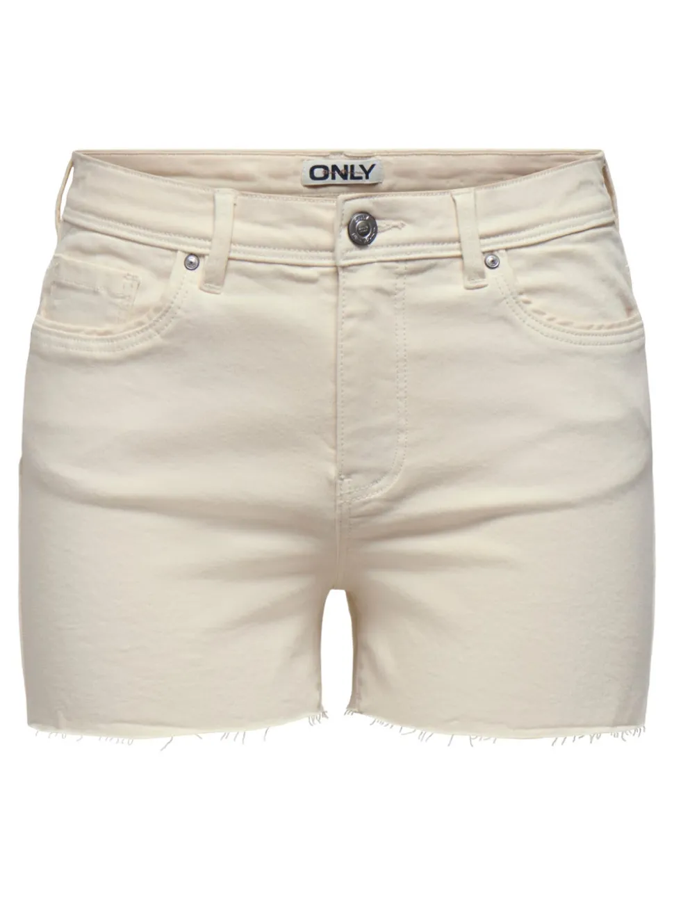 ONLWAUW Middels høy midje Regular Fit Denimshorts