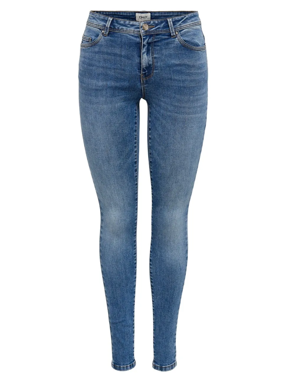 ONLWAUW Middels høy midje Skinny Fit Jeans