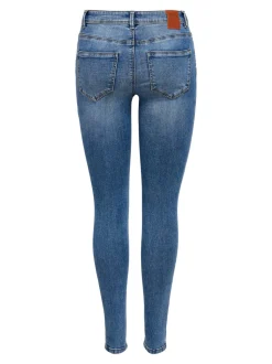 ONLWAUW Middels høy midje Skinny Fit Jeans