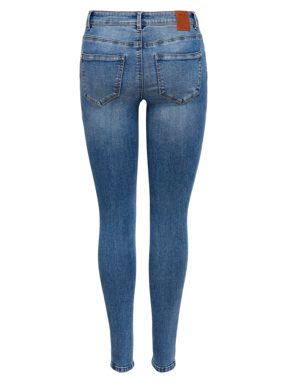 ONLWAUW Middels høy midje Skinny Fit Jeans