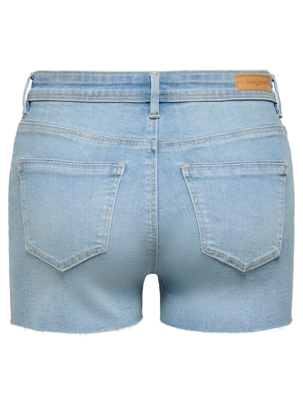 ONLWAUW Middels høy midje Regular Fit Denimshorts