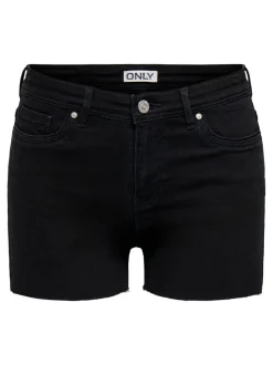 ONLWAUW Middels høy midje Regular Fit Denimshorts