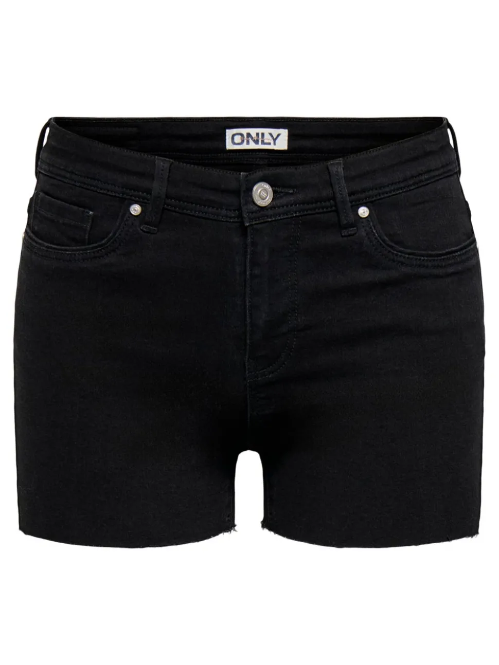 ONLWAUW Middels høy midje Regular Fit Denimshorts